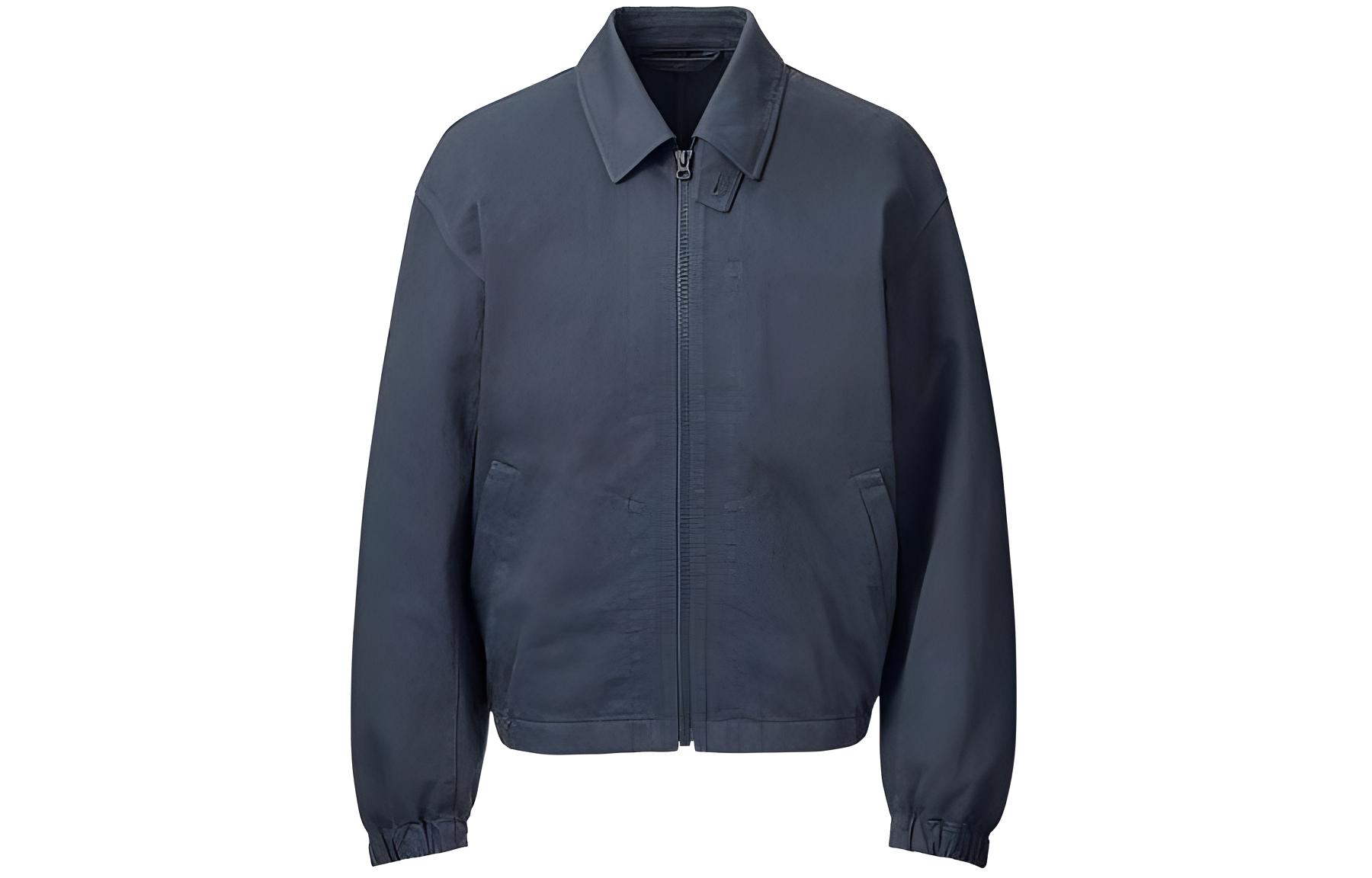 UNIQLO SS24 U Series Solid Zip-Up Collar Jacket - Dark Blue 467023-68