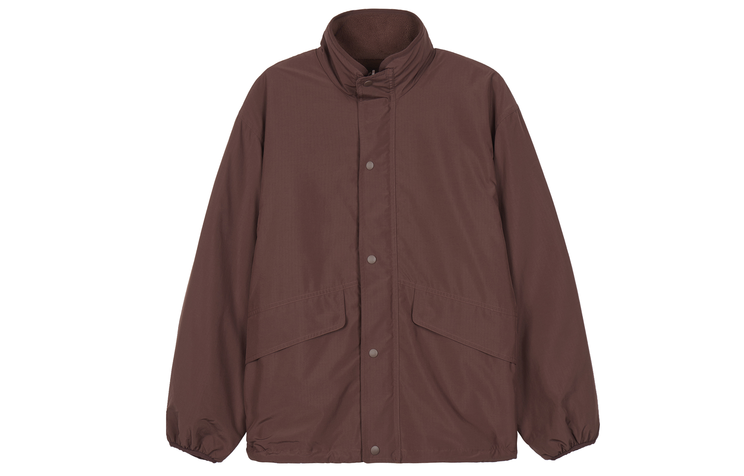 UNIQLO U FW23 Reversible Stand Collar Jacket Brown 462770-36