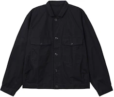 UNIQLO U Series Black Workwear Pocket Single-Breasted Jacket 457985-09 UNIQLO U Series Black Workwear Pocket Single-Breasted Jacket 457985-09