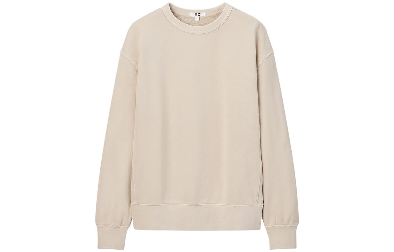 UNIQLO U Series Pullover Sweatshirt Casual Beige 452189-32