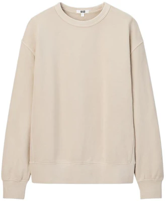 UNIQLO U 系列休閒純棉圓領長袖上衣 米色 452189-32 Buy UNIQLO U 系列休閒純棉圓領長袖上衣 米色 452189-32