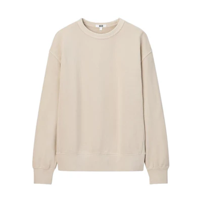 UNIQLO U Series Pullover Sweatshirt Casual Beige 452189-32