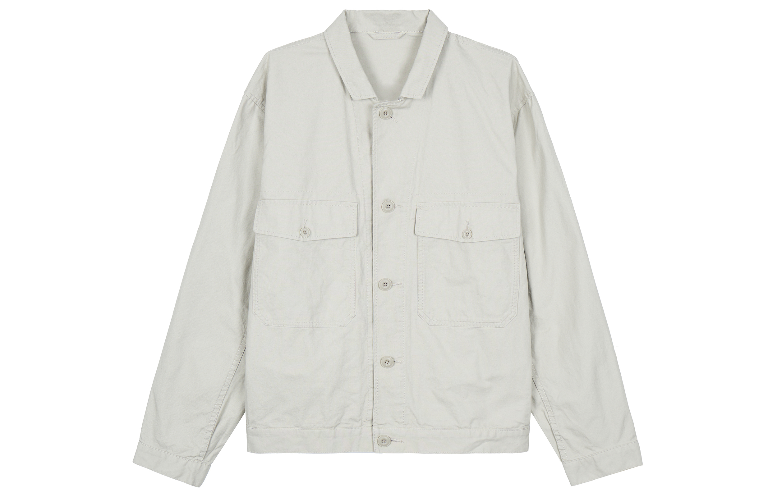 UNIQLO U Series SS23 Workwear Pocket Jacket Light Beige 457985-30