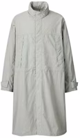 UNIQLO U Series SS24 Long Stand Collar Trench Coat Gray-Green 467163-04 UNIQLO U Series SS24 Long Stand Collar Trench Coat Gray-Green 467163-04