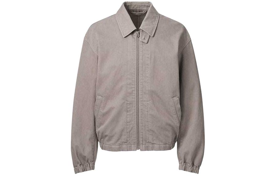 Order UNIQLO U Series SS24 Zip-Up Collared Jacket Grey 467023-34