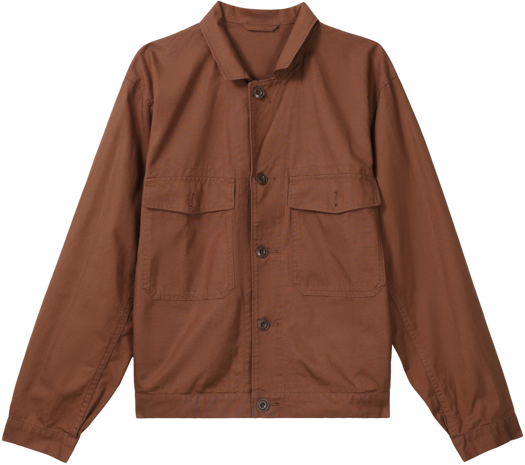 uniqlo-u-ss-23-brown-workwear-short-jacket-with-single-button-closure-457985-36