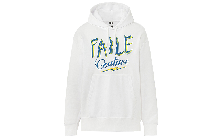 UNIQLO Unisex Long Sleeve Sweatshirt White 427499-00