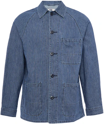 유니클로 남녀공용 솔리드 블루 싱글 브레스티드 재킷 457212-65 Buy 유니클로 남녀공용 솔리드 블루 싱글 브레스티드 재킷 457212-65