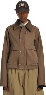 UNIQLO 男女休閒拉鍊棒球外套 寬鬆版 棕色 459592-37 Details for UNIQLO 男女休閒拉鍊棒球外套 寬鬆版 棕色 459592-37