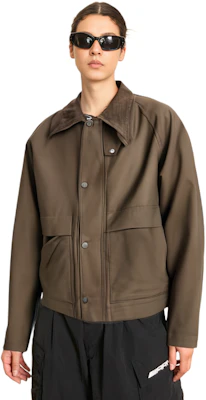 UNIQLO 男女休閒拉鍊棒球外套 寬鬆版 棕色 459592-37 Sizing UNIQLO 男女休閒拉鍊棒球外套 寬鬆版 棕色 459592-37