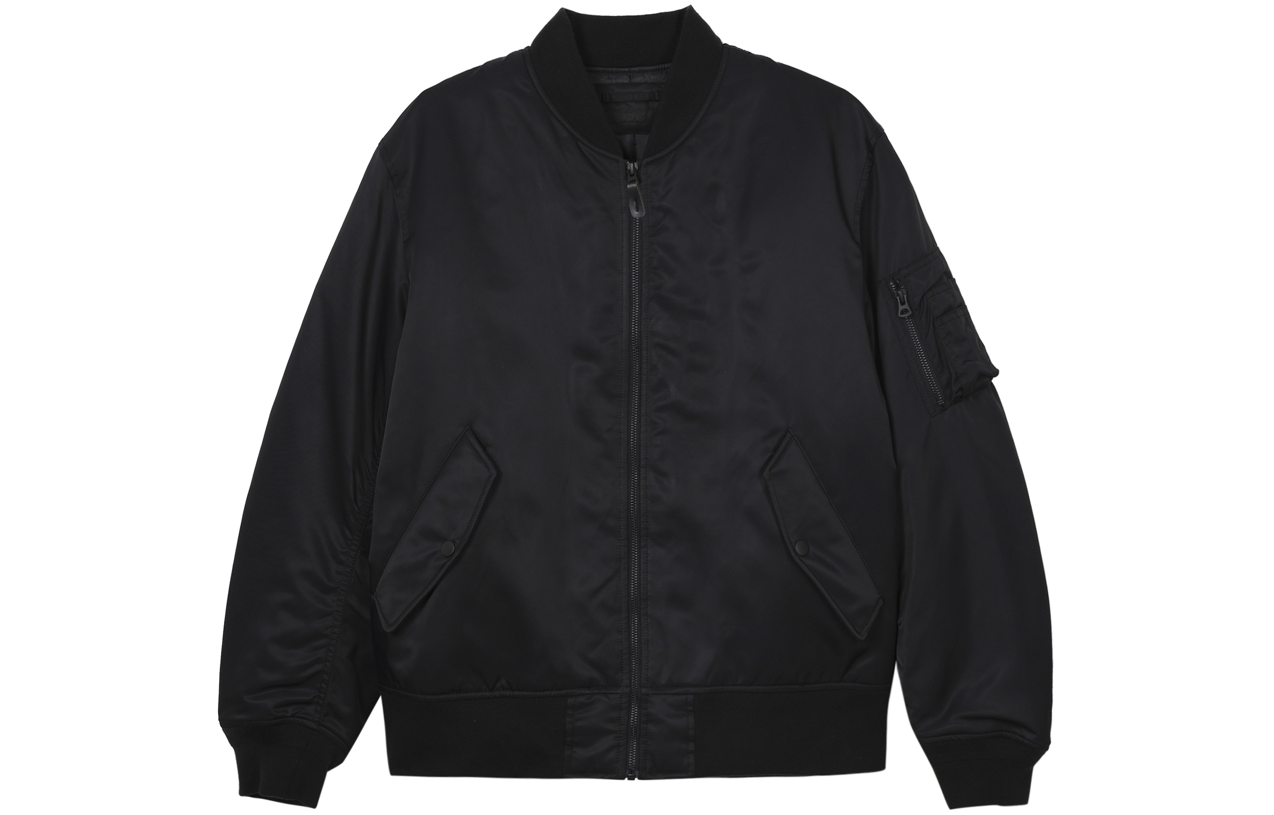 UNIQLO Unisex Sports Casual Zip-Up Jacket Black 459618-09