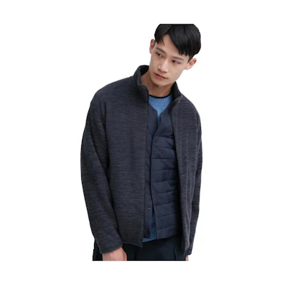 UNIQLO Unisex Stand Collar Long Sleeve Sweatshirt Jacket UQ464242000