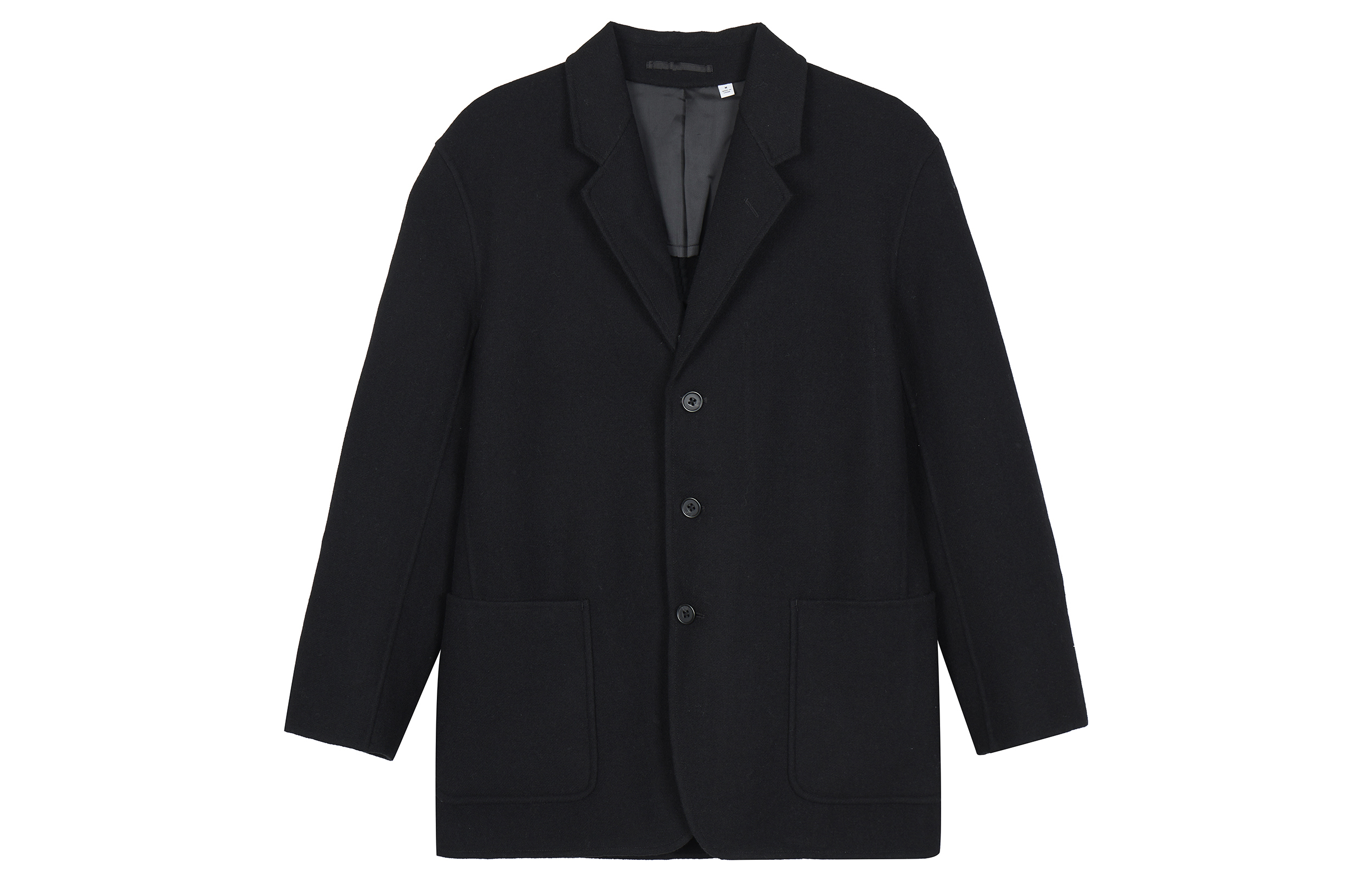 UNIQLO Wool Blend Jacket Black 442175-09