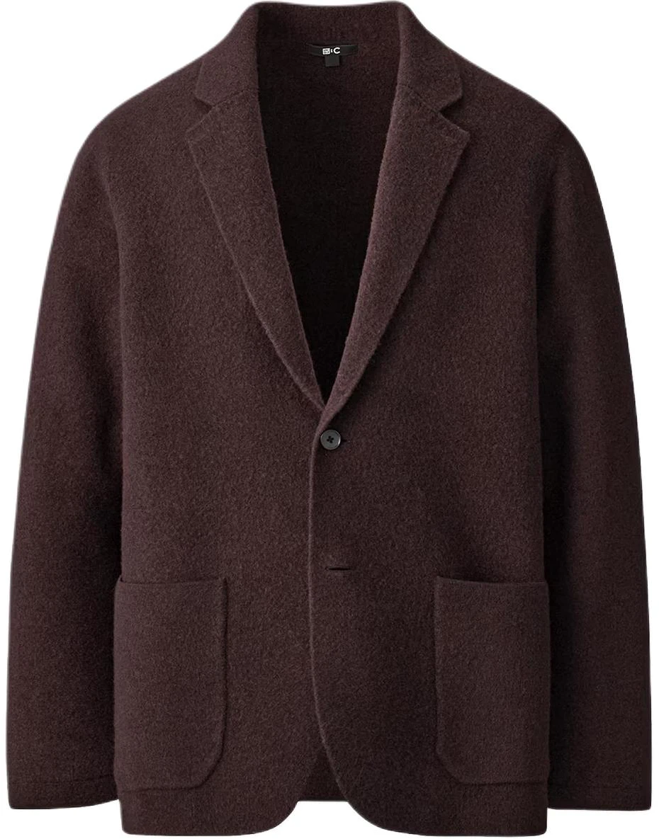 uniqlo-x-clare-waight-keller-c-fw-24-brown-knit-button-up-jacket-mens-471709-38