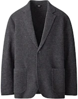 UNIQLO x Clare Waight Keller C Series FW24 Knit Jacket Dark Gray 471709-08 UNIQLO x Clare Waight Keller C Series FW24 Knit Jacket Dark Gray 471709-08