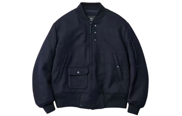 Order UNIQLO x Engineered Garments FW23 海軍藍羅紋袖寬鬆外套 男女適用 467597-69