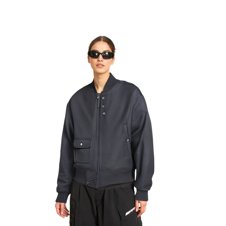 Shop UNIQLO x Engineered Garments FW23 海軍藍羅紋袖寬鬆外套 男女適用 467597-69