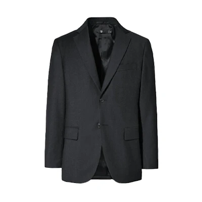UNIQLO JIL SANDER +J Single-Breasted Blazer - Dark Gray. 445770-08