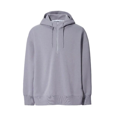 UNIQLO JIL SANDER +J Half-Zip Hoodie Jacket - Gray 437821-03