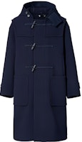 UNIQLO x JIL SANDER Navy Toggle Coat Loose Fit Hooded Jacket. 446358-69 UNIQLO x JIL SANDER Navy Toggle Coat Loose Fit Hooded Jacket. 446358-69