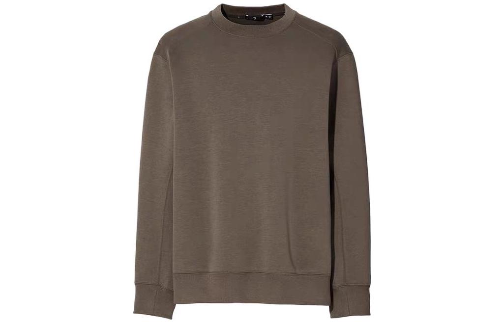 UNIQLO x Jil Sander Brown Crewneck Long Sleeve Sweatshirt 445160-38