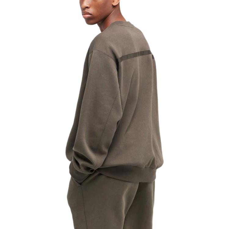 Shop UNIQLO x Jil Sander 棕色圓領長袖衛衣 445160-38