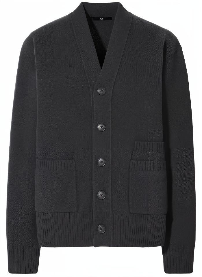 uniqlo-x-jil-sander-fw-20-loose-v-neck-wool-cardigan-sweater-blue-gray-446342-07