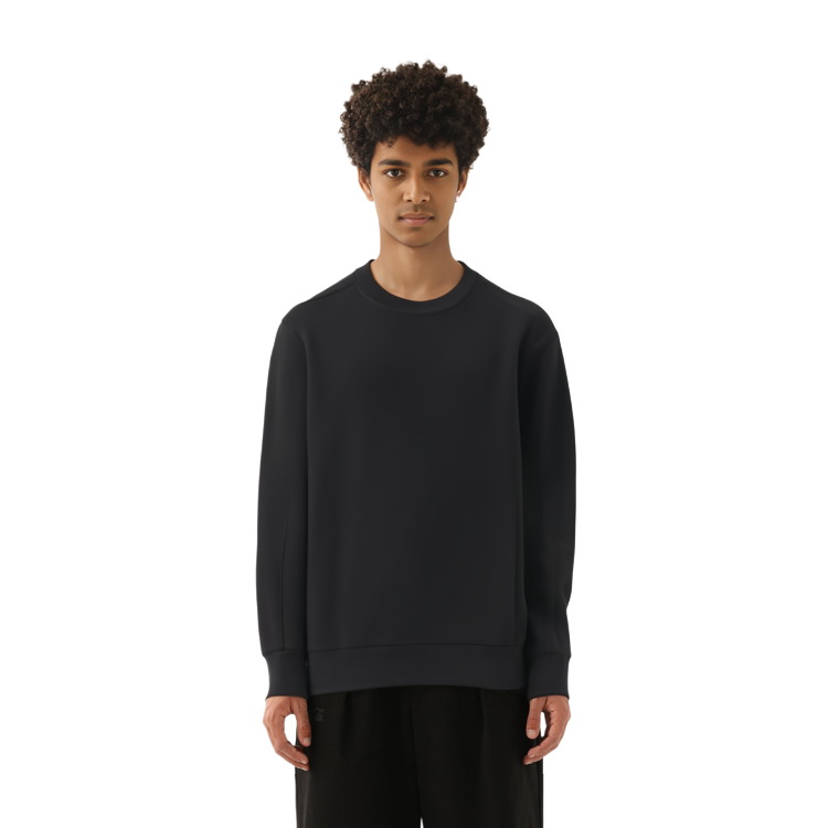 Details for UNIQLO x Jil Sander 極簡黑色長袖圓領衛衣 445160-09