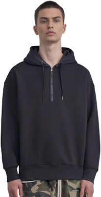 UNIQLO x Jil Sander 極簡主義黑色半拉鍊套頭運動長袖 445156-09 Sizing UNIQLO x Jil Sander 極簡主義黑色半拉鍊套頭運動長袖 445156-09