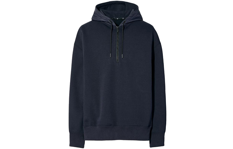 Order UNIQLO x JIL SANDER 樸素長袖圓領衛衣 - 靛藍色 445156-69