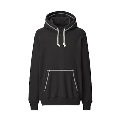 UNIQLO JW Anderson Black Long Sleeve Hoodie Sweatshirt Collaboration 447065-09