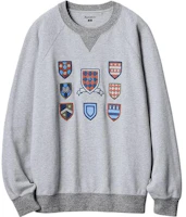 UNIQLO x JW Anderson FW23 Gray Crewneck Oversized Sweatshirt 462934-03 UNIQLO x JW Anderson FW23 Gray Crewneck Oversized Sweatshirt 462934-03