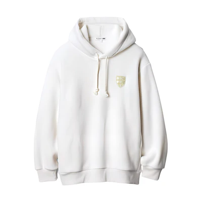 UNIQLO JW Anderson FW23 Logo Fleece Hoodie Pullover Cream - 462935-01