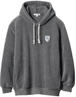 UNIQLO x JW Anderson FW23 Logo Fleece Pullover Hoodie Unisex - Charcoal Gray 462935-06 UNIQLO x JW Anderson FW23 Logo Fleece Pullover Hoodie Unisex - Charcoal Gray 462935-06
