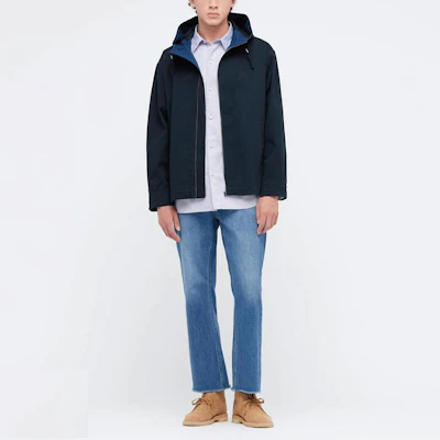 UNIQLO x JW Anderson Jaket Hoodie Oversized Cotton Biru Navy 447358-69 Lookbook UNIQLO x JW Anderson Jaket Hoodie Oversized Cotton Biru Navy 447358-69