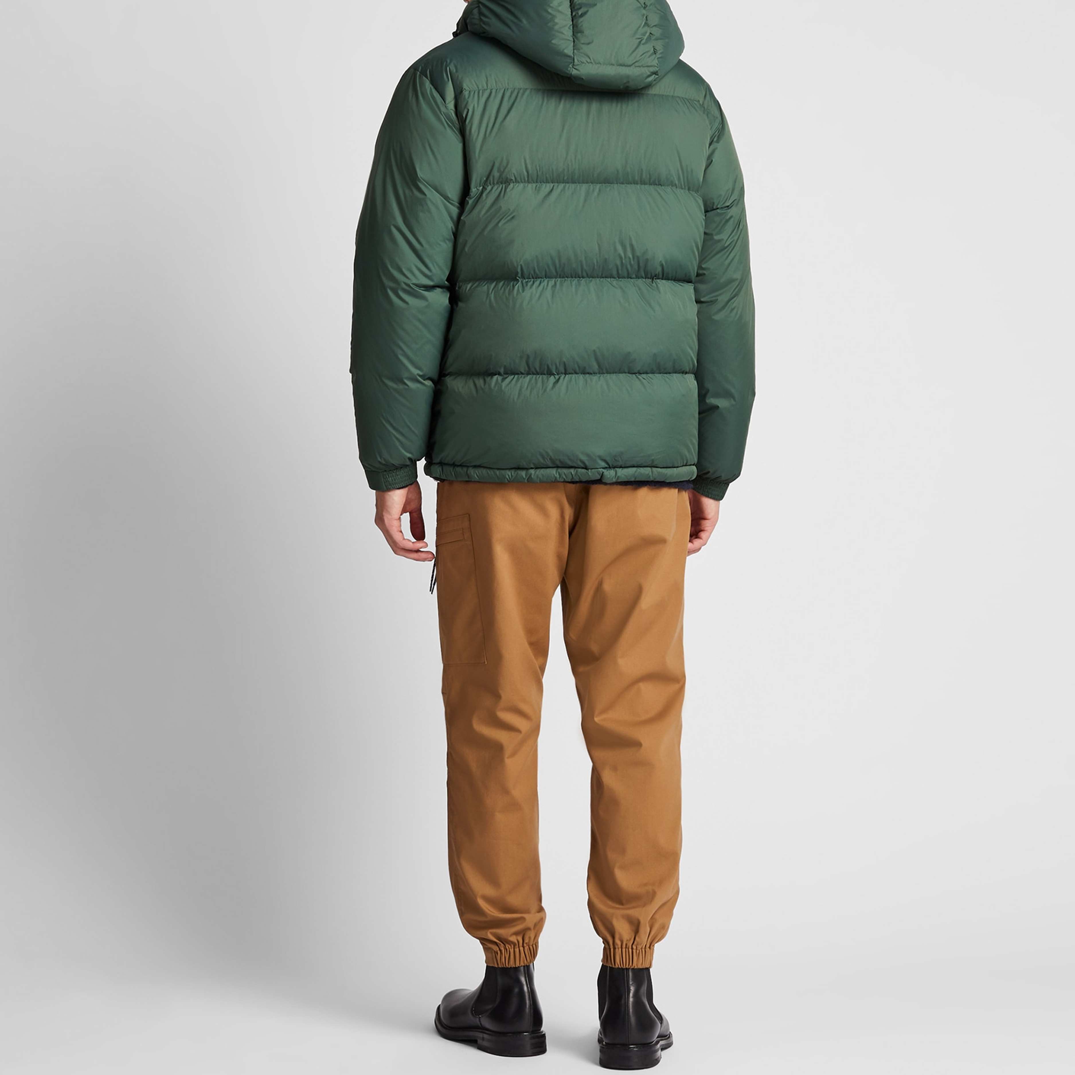 Purchase UNIQLO x JW Anderson 男款可翻轉式連帽羽絨外套 深綠色 422094-58