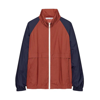 UNIQLO JW Anderson SS23 UV Protection Colorblock Hooded Jacket Coral Red 453864-15