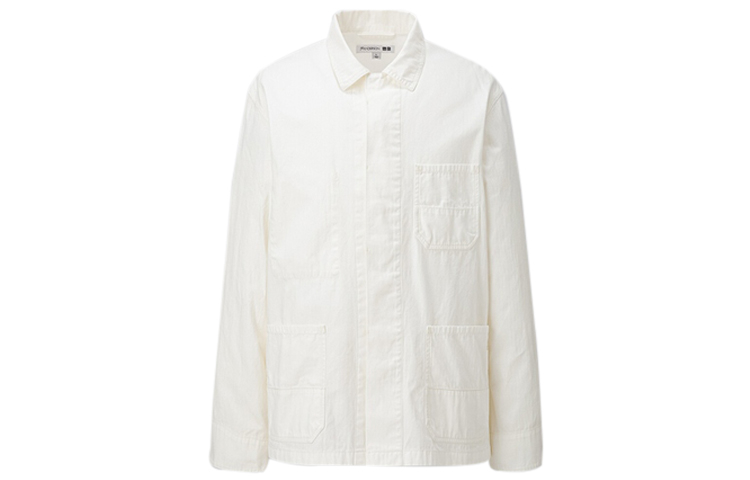 UNIQLO JW Anderson White Utility Jacket Unisex Collaboration Series 425414