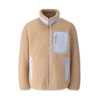 UNIQLO JW Anderson Windproof Fleece-Lined Zip Jacket Beige Collaboration 421643-31