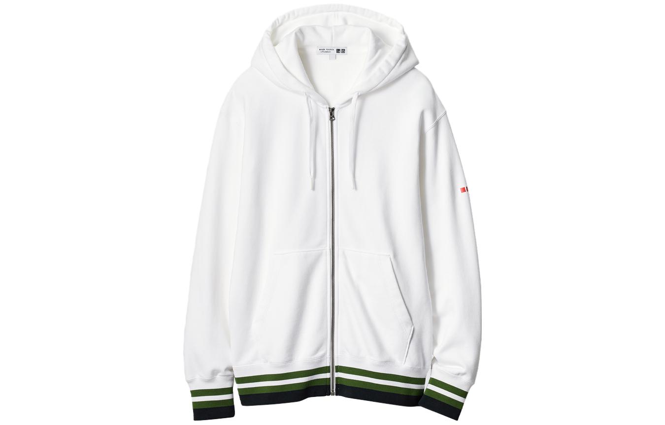 UNIQLO JW Anderson Federer Colorblock Zip Hoodie White 465864-00