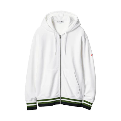 UNIQLO JW Anderson Federer Colorblock Zip Hoodie White 465864-00