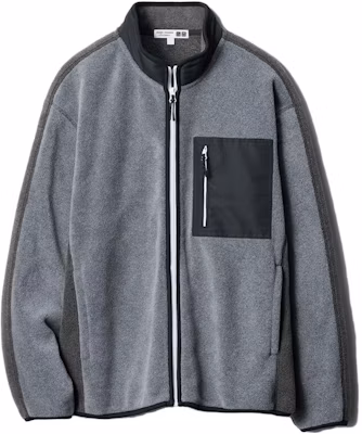 UNIQLO x JW Anderson x Federer Jaket Fleece Zip-Up Abu Tua 465866-08 Buy UNIQLO x JW Anderson x Federer Jaket Fleece Zip-Up Abu Tua 465866-08