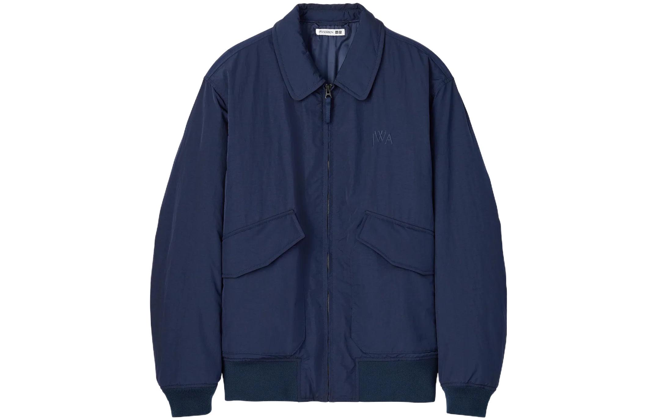 UNIQLO JWA FW22 Embroidered Logo Patchwork Long Sleeve Jacket Navy 452493-68