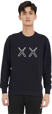 UNIQLO x KAWS 黑色圓領長袖休閒大學T 男女款 416115-09 Purchase UNIQLO x KAWS 黑色圓領長袖休閒大學T 男女款 416115-09