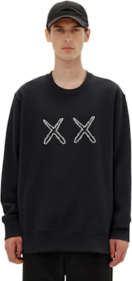 UNIQLO x KAWS 黑色圓領長袖休閒大學T 男女款 416115-09 Details for UNIQLO x KAWS 黑色圓領長袖休閒大學T 男女款 416115-09