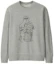 Order UNIQLO x KAWS 聯名款 灰色圓領套頭衛衣 416114-03