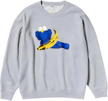 UNIQLO x KAWS x WARHOL FW24 Grey Cartoon Print Crewneck Sweatshirt Unisex 472951-03 UNIQLO x KAWS x WARHOL FW24 Grey Cartoon Print Crewneck Sweatshirt Unisex 472951-03