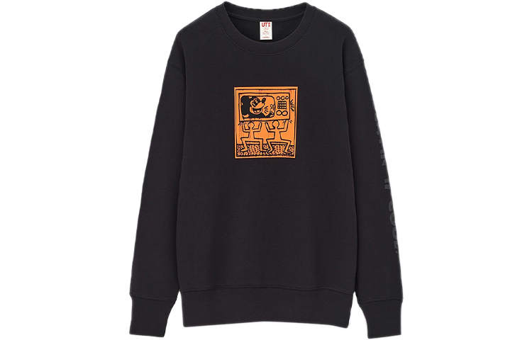 UNIQLO Keith Haring Black Long Sleeve Sweatshirt 431818-09