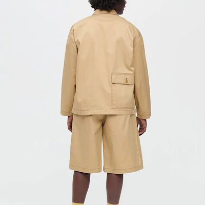 UNIQLO x MARNI Beige Oversized Utility Jacket Unisex Collaboration 449587-31 Shop UNIQLO x MARNI Beige Oversized Utility Jacket Unisex Collaboration 449587-31
