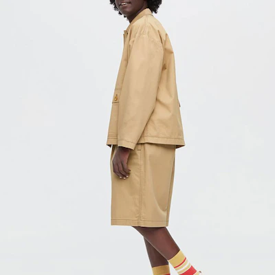 UNIQLO x MARNI Beige Oversized Utility Jacket Unisex Collaboration 449587-31 Purchase UNIQLO x MARNI Beige Oversized Utility Jacket Unisex Collaboration 449587-31